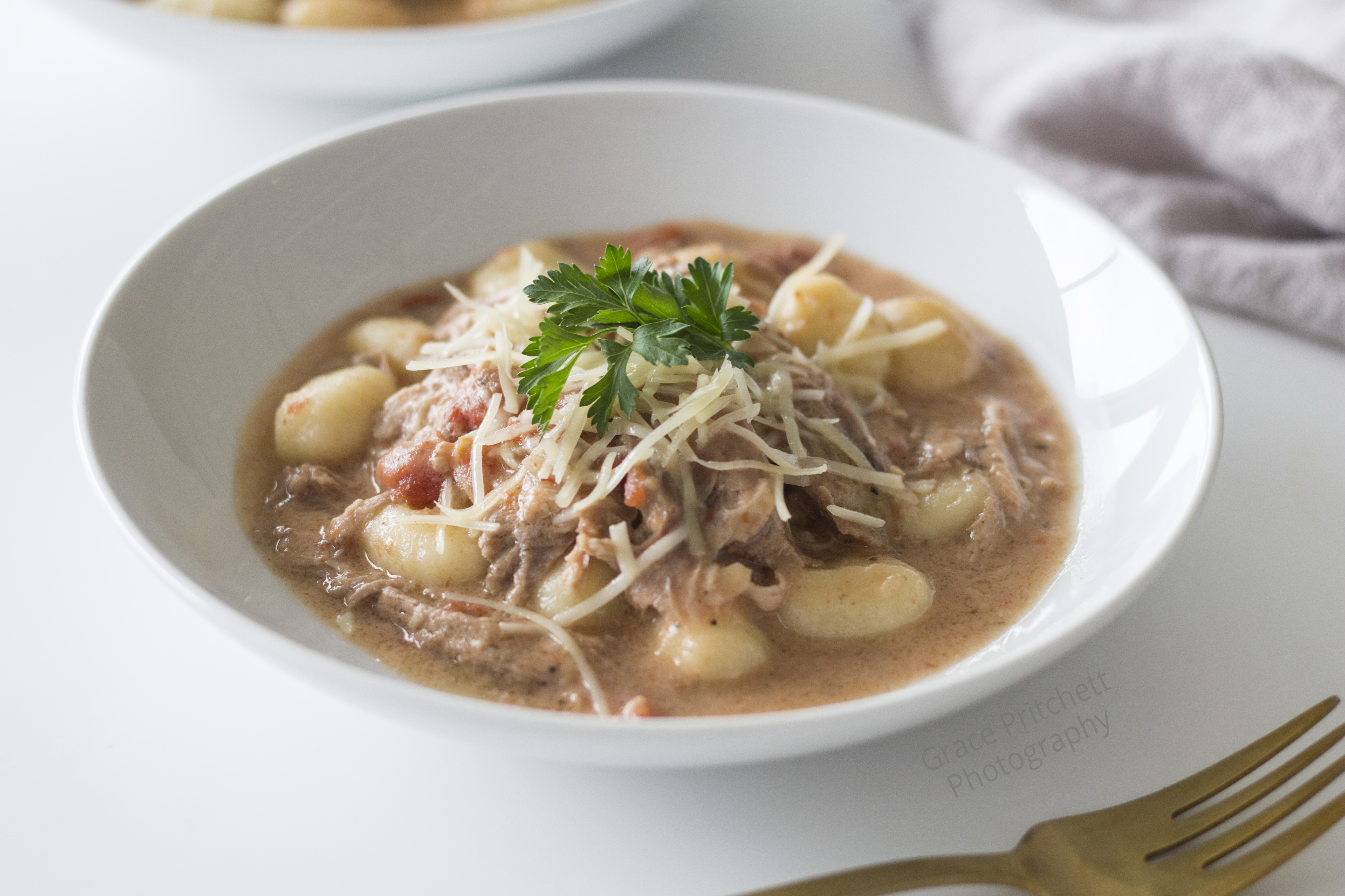 pulled pork gnocchi