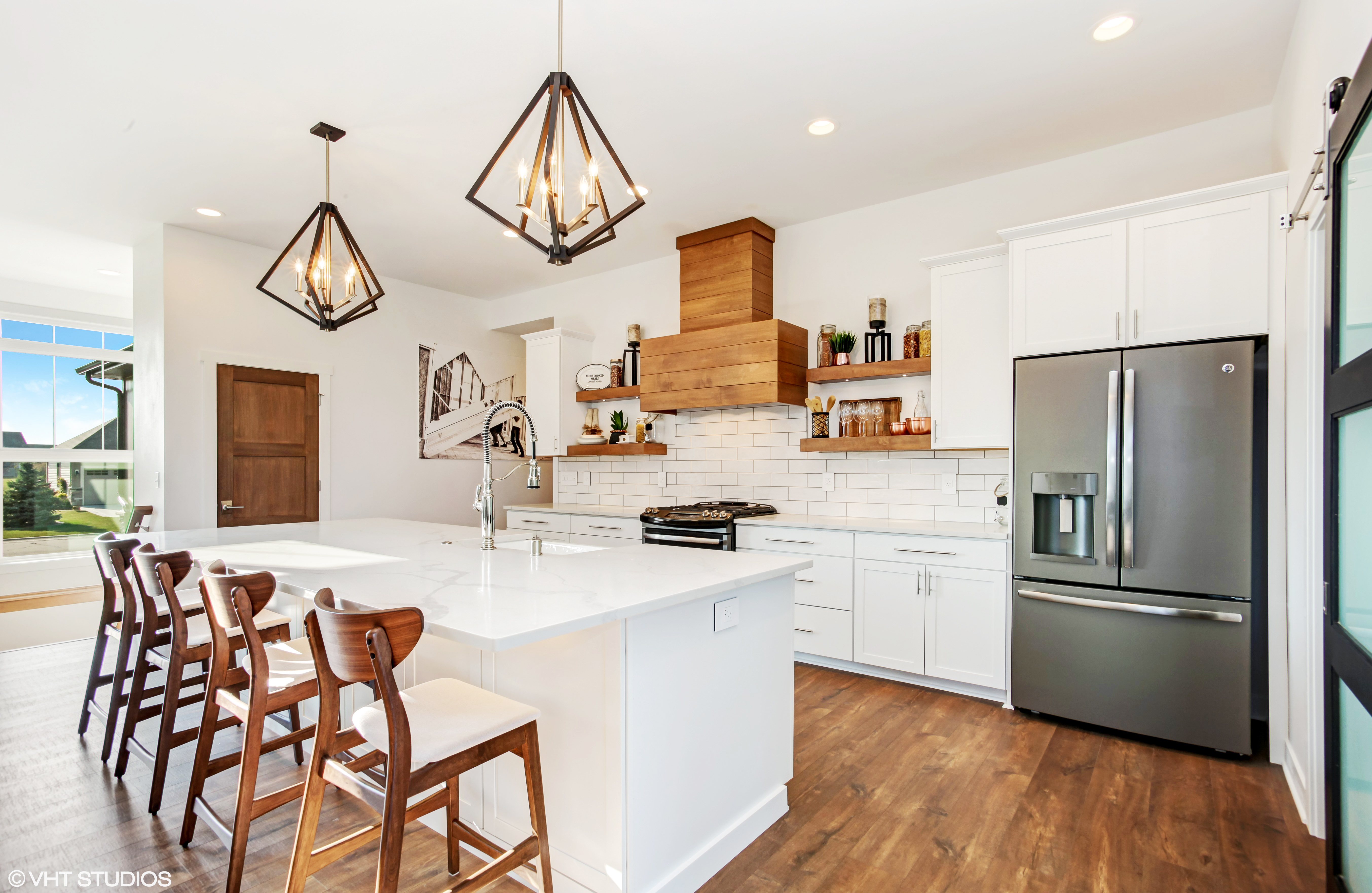 bright open kitchen